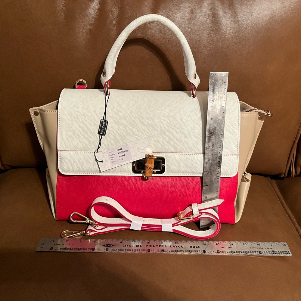 Sigillo Di Garanzia Corea Satchel Made in Italy NWT
